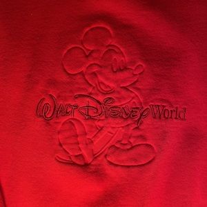 Red Vintage Disney Mickey Mouse Sweatshirt